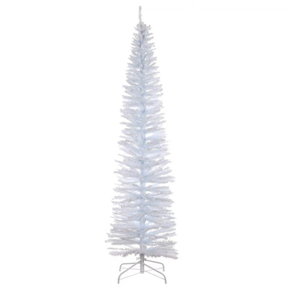 7 ft. Tinsel Collection White Iridescent Tree