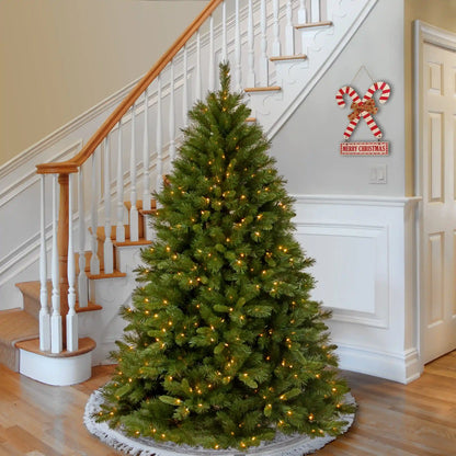7.5 ft. Pre-Lit Winchester Pine Tree with Clear Lights, Plug-In
