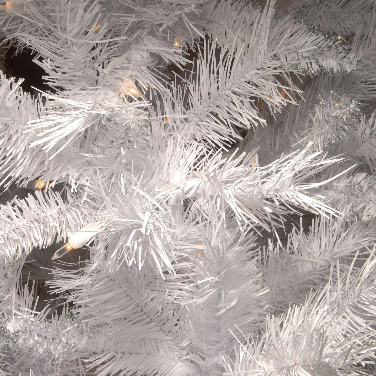 4.5 ft. Pre-Lit Winchester White Pine Tree with Clear Lights, Plug-In