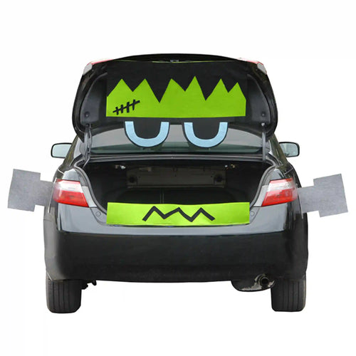 4-Piece Halloween Frankenstein TRICKY TRUNKS Car Decoration Kit